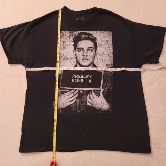 Elvis A. Presley Unisex T-Shirt Army Mug Shot Graphics ~flaw~ Loungewear - Picture 2 of 9